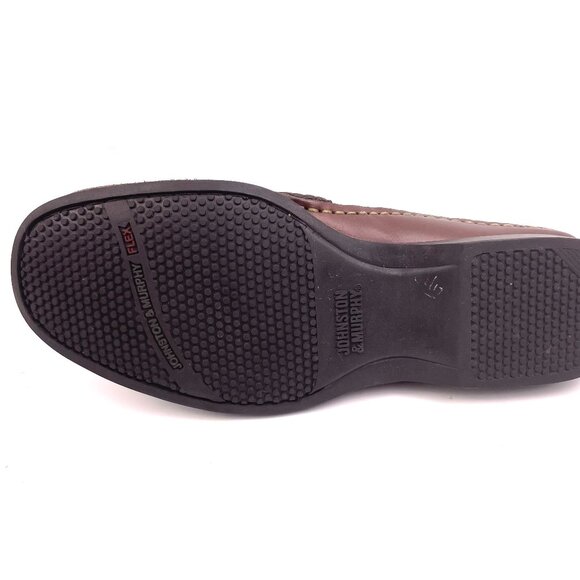 Johnston & Murphy Flex Tassel Loafers Sheepskin Insole Size 9M Made in Brazil - Picture 11 of 13